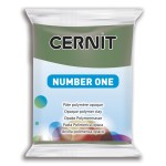 Modelina Cernit Number One 56g, kolor 645 OLIVE - OLIWKOWA