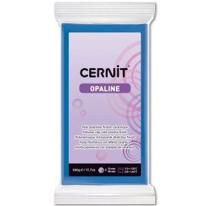 Modelina Cernit Opaline 500g, kolor 261 PRIMARY BLUE - opalizujący NIEBIESKI PODSTAWOWY