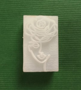 RÓŻANE LICO - stempel do modeliny