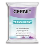 Modelina Cernit Translucent 56g, kolor 900 VIOLET - transparentna FIOLETOWA