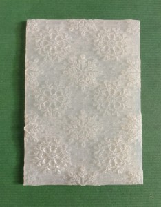 ŚNIEŻYNKI - elastyczna płytka z deseniem / teksturą  do modeliny