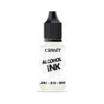 CERNIT ALCOHOL INK 010 WHITE - tusz alkoholowy BIAŁY 20 ml