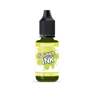 CERNIT ALCOHOL INK 601 LIME GREEN - tusz alkoholowy LIMONKOWY 20 ml