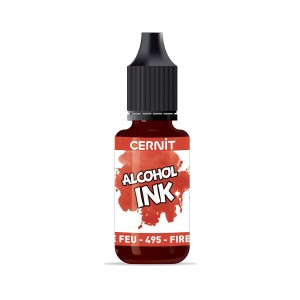 CERNIT ALCOHOL INK 495 FIRE RED - tusz alkoholowy CZERWONY 20 ml