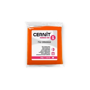 Modelina Cernit Number One 250g, kolor 752 ORANGE - POMARAŃCZOWA