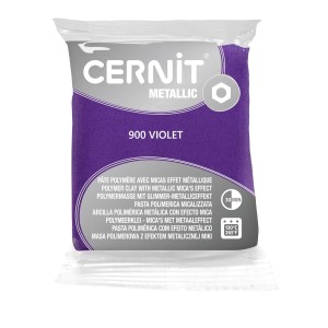 Modelina Cernit Metallic 56g, kolor 900 VIOLET - metaliczna FIOLETOWA