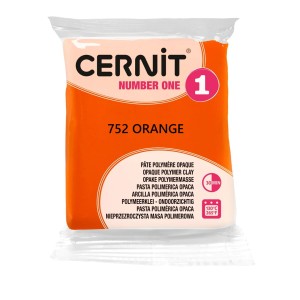 Modelina Cernit Number One 56g, kolor 752 ORANGE - POMARAŃCZOWA