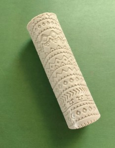 WZÓR AZTECKI - wałek ze wzorem / deseniem do modeliny