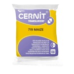 Modelina Cernit Translucent 56g, kolor 719 MAIZE - transparentna ŻÓŁTA KUKURYDZIANA