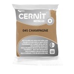 Modelina Cernit Metallic 56g, kolor 045 CHAMPAGNE - metaliczna SZAMPAN
