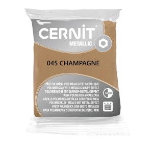 Modelina Cernit Metallic 56g, kolor 045 CHAMPAGNE - metaliczna SZAMPAN