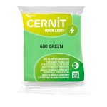 Modelina Cernit Neon Light 56g, kolor 600 GREEN - neonowa ZIELONA