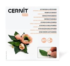 Zestaw modelin CERNIT DIY STARTER FLOWER BROOCH - KWIATOWA BROSZKA