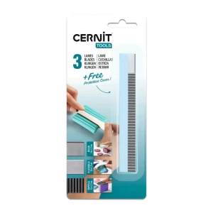 Zestaw noży / ostrzy do obróbki modeliny - CERNIT 3 BLADES