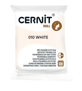 Modelina Cernit Doll 56g, kolor 010 WHITE - BIAŁA